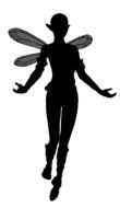 fairy silhouette is a beautiful sight