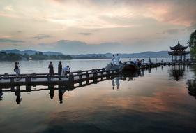 Hangzhou West Lake Long Bridge park