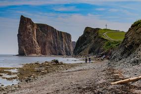 rock beach by the ocean