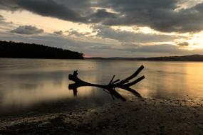 Water Sunset Dusk