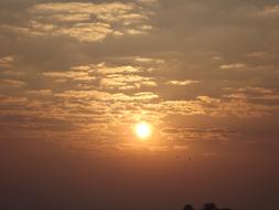 Sunrise Clouds Landscape