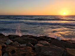 Sunset Tel Aviv Sea