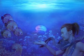 Underwater Ocean Waters