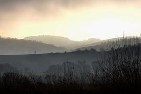 Landscape Fog Panorama-Like