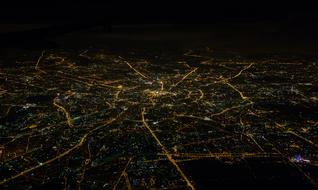 Moscow Night Map