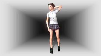 pretty girl female student