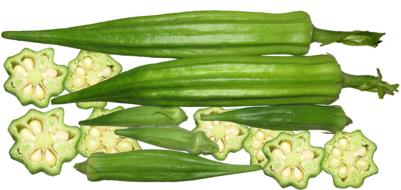 juicy green vegetables