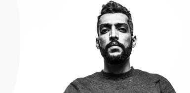 Portrait of Man face with beard