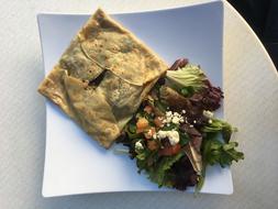 pita with meat and vegetables