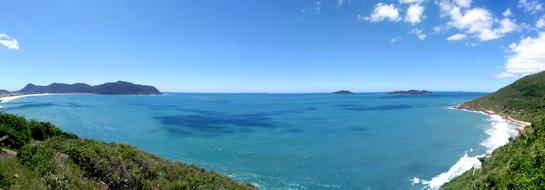 beautiful scenery on the sea