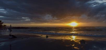 Italy Sunset Sea