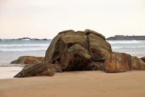 Sand Ocean Rock The