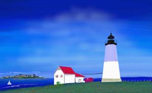 lighthouse nature reserve mood