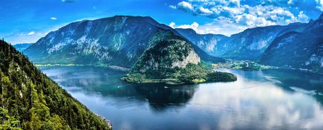 Nature Panorama-Like Body Of Water
