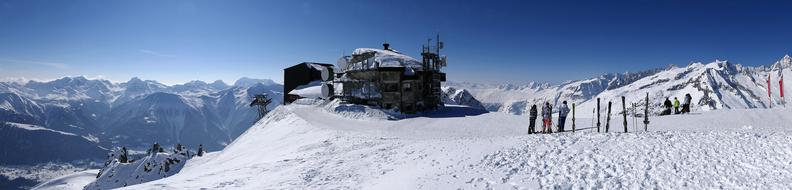 Eggishorn Snow Panorama