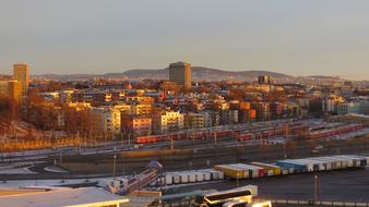 Oslo City Panorama Urban