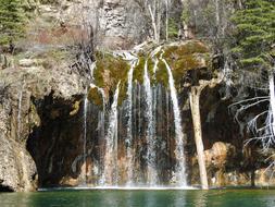 Hanging Lake Waterfall Nature