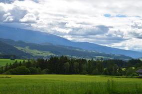 Nature Panorama-Like Landscape