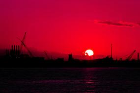 Sunset Coastline Industrial