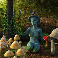 Mushrooms Fantasy Creatures Fairy tales