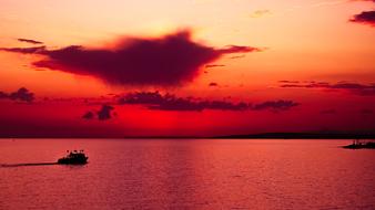 Sunset Sea Sky