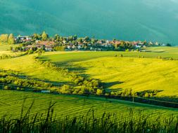 Fields Slovakia Liptov Veterná