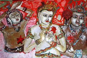 Fresco Painted Lake Dusia The Art