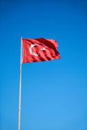 Flag Turkish Red