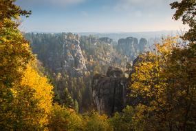 Bastei Elbe Sandstone Mountains