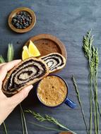 sweet roll with stuffing