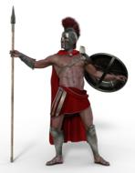 sparta antique man fighter