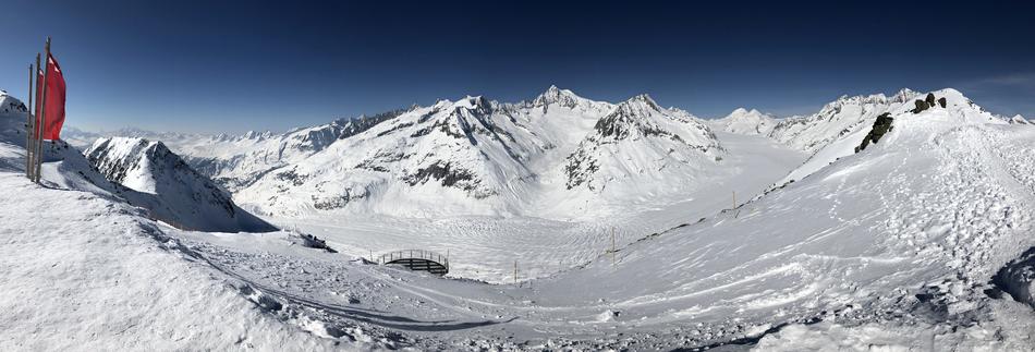 Glacier Aletsch Eiger