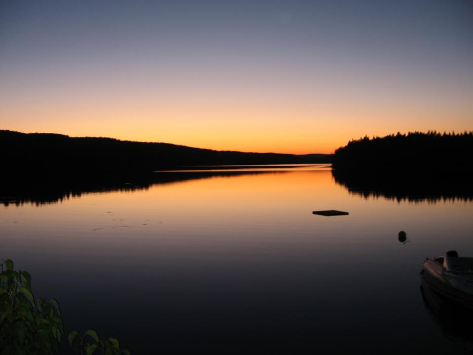 Sunset Body Of Water No Person