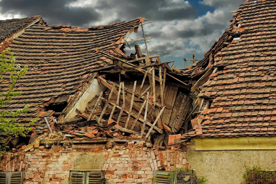 Roof Ruin Old