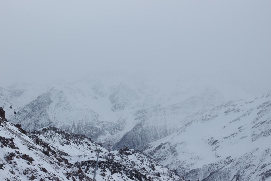 Mountains Rocks Snow
