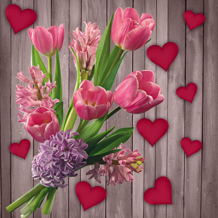 Flower Tulip Bouquet Of Flowers
