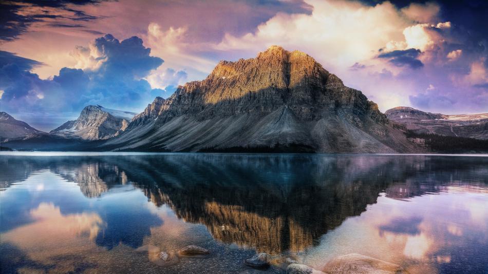 Mountain Clouds Landscape