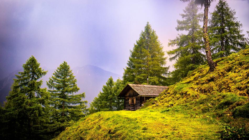 Alpine Hut Hiking Hike