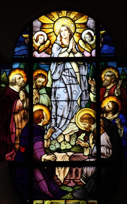 Church Window Mother Of God Maria