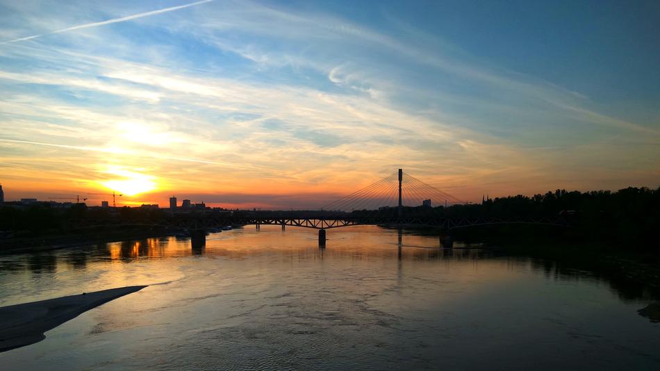 Landscape Bridge Warsaw The