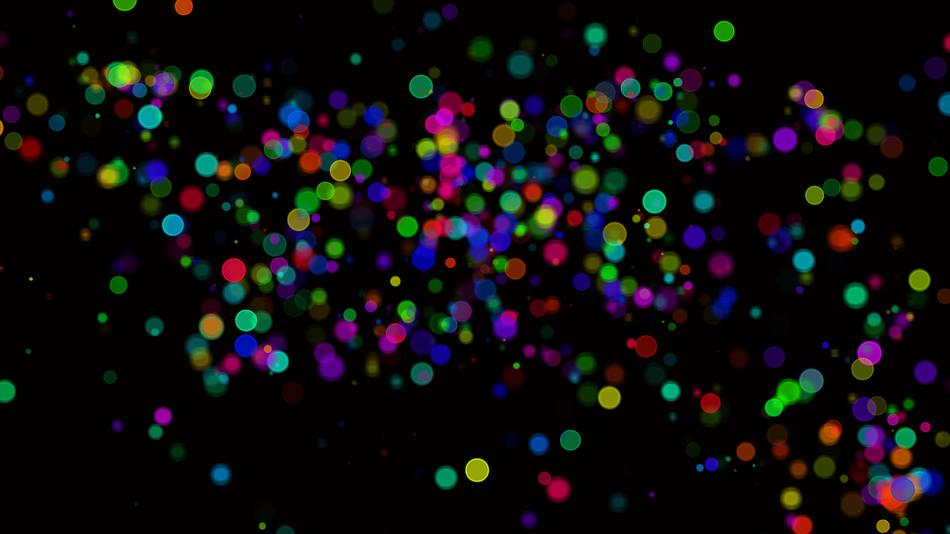 bokeh background colourful light