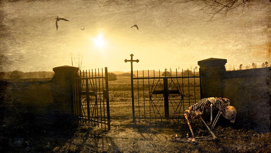 Fantasy Cemetery Skeleton