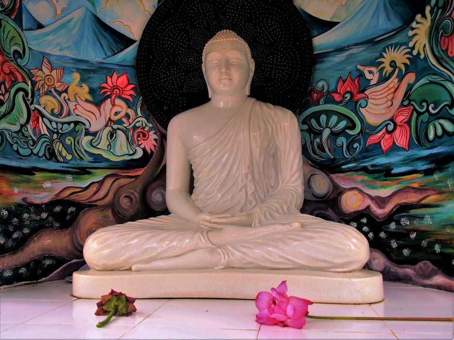 Buddha People Sit The Art