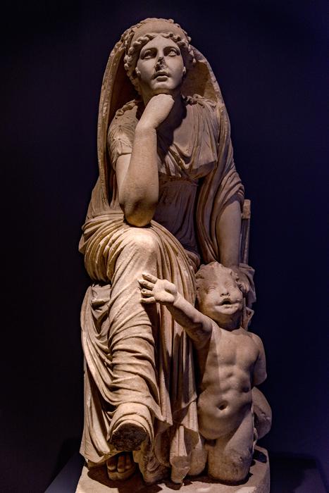 Statue Stone Mother