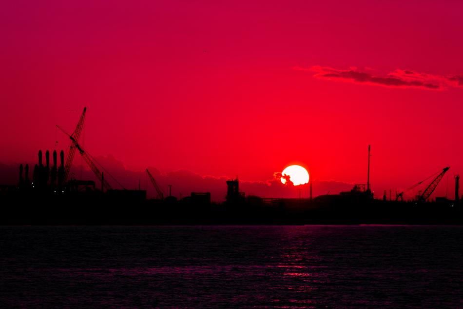 Sunset Coastline Industrial