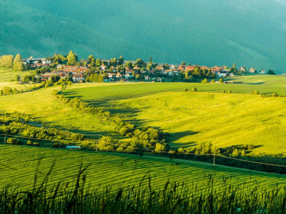 Fields Slovakia Liptov Veterná