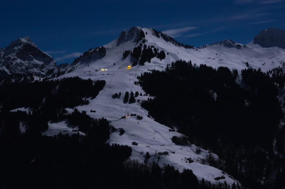 Snow Mountain Panorama