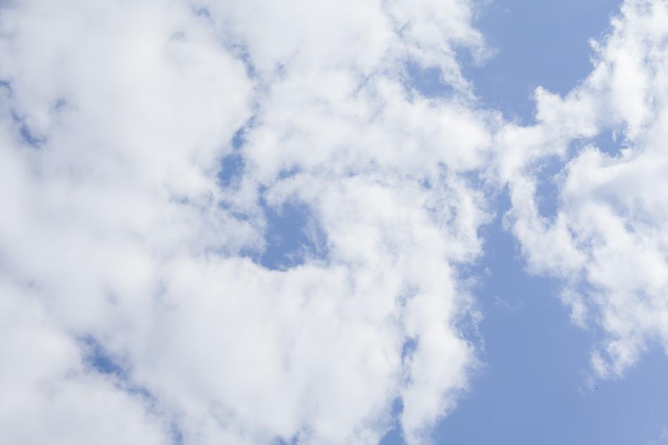 Cloud Blue White