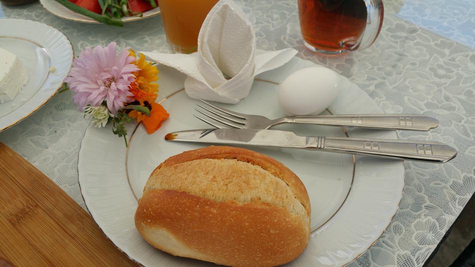 fresh baked goods on the table