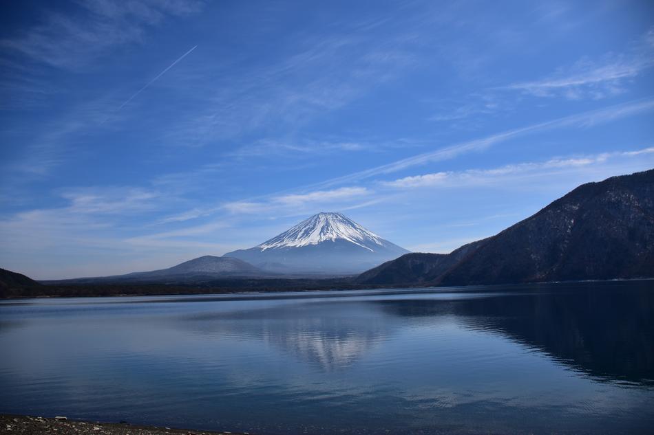 mountain with blue sky landscape